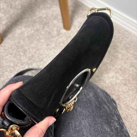 See By Chloé Black Saddle Mara Leather Shoulder Bag - Picture 16 of 16